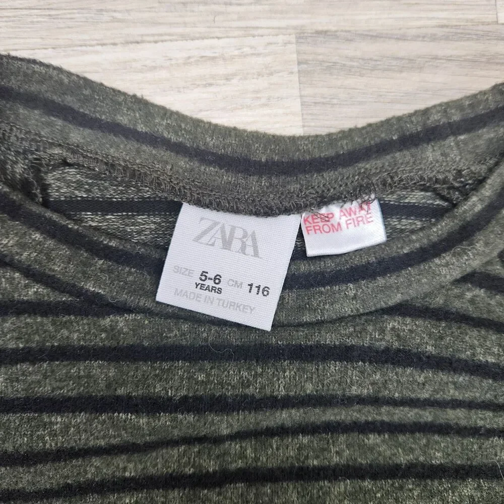 Boys Longsleeve Stripe Shirts Size 5/6 Casual Tommy Bahama Zara Carters Holiday